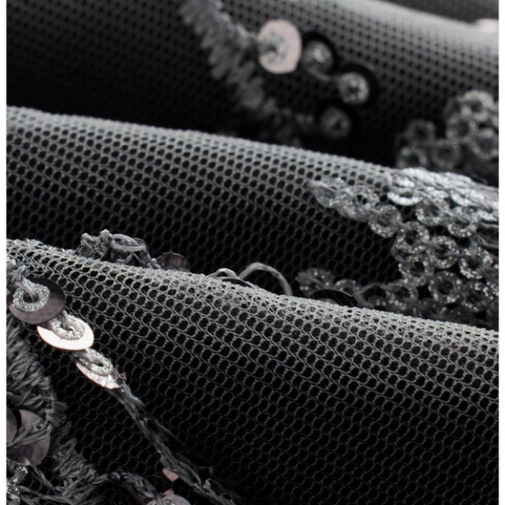 elegant party gray sequined fringe mini skirt - Picture 8 of 9